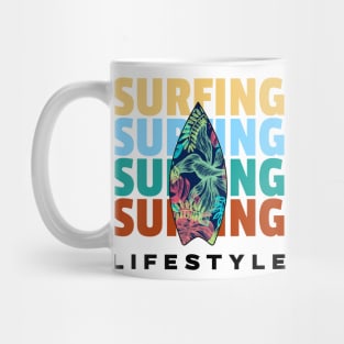 SURFER Dude Surf Life Surfboard Mug